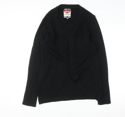 Womens UK Size 16 Lee Cooper Black Cardigan Jumper