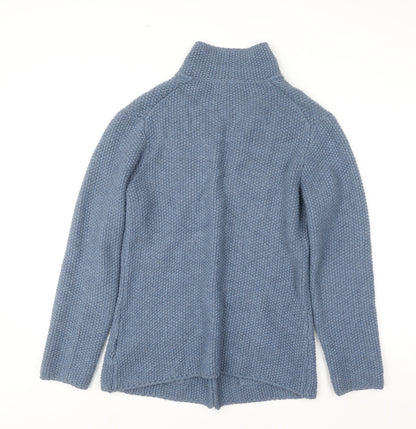 Womens UK Size 14 Cococi Blue Cardigan Jumper