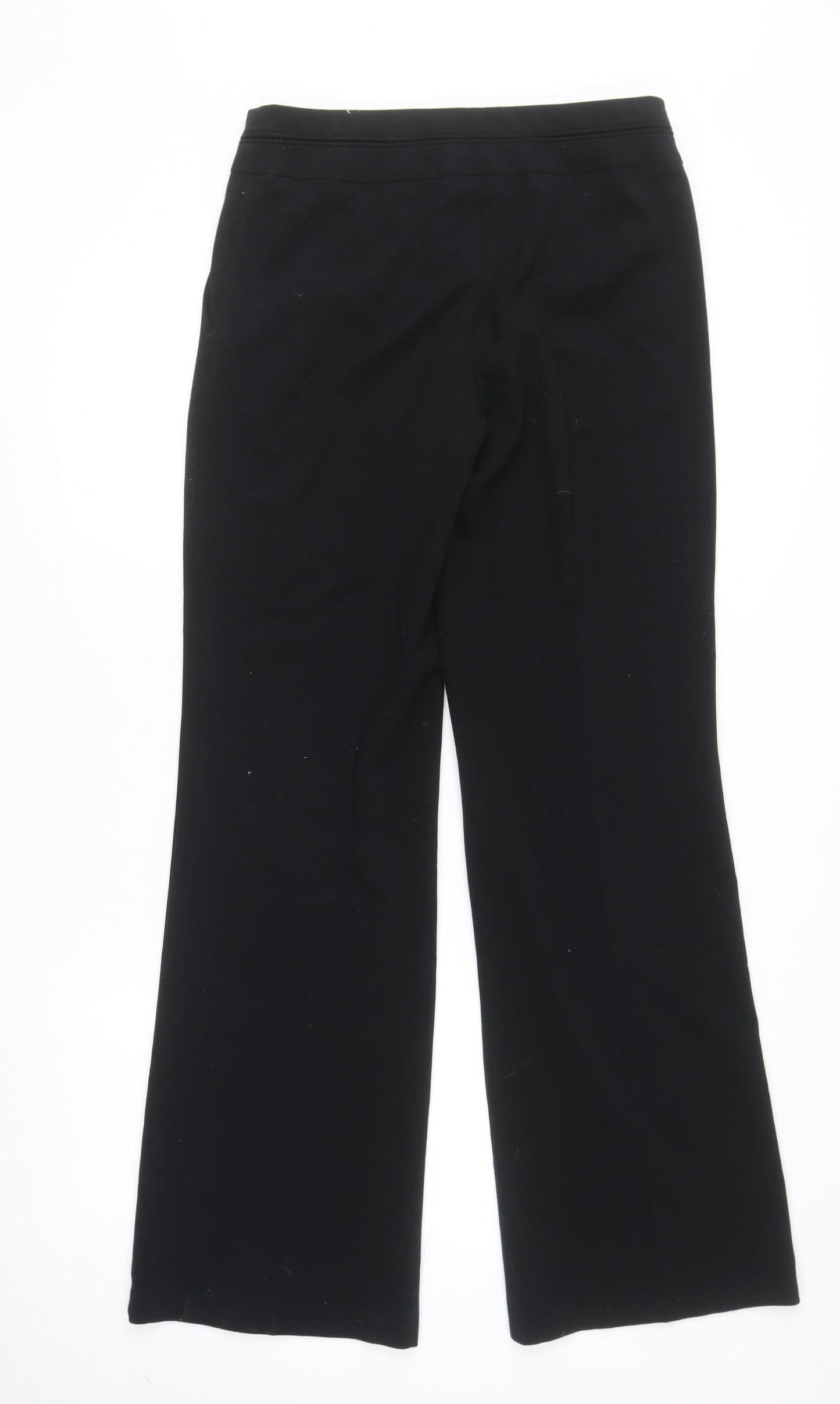 Womens UK Size 8 Marks and Spencer Regular Fit Dress Pants Black Trousers