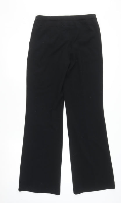 Womens UK Size 8 Marks and Spencer Regular Fit Dress Pants Black Trousers