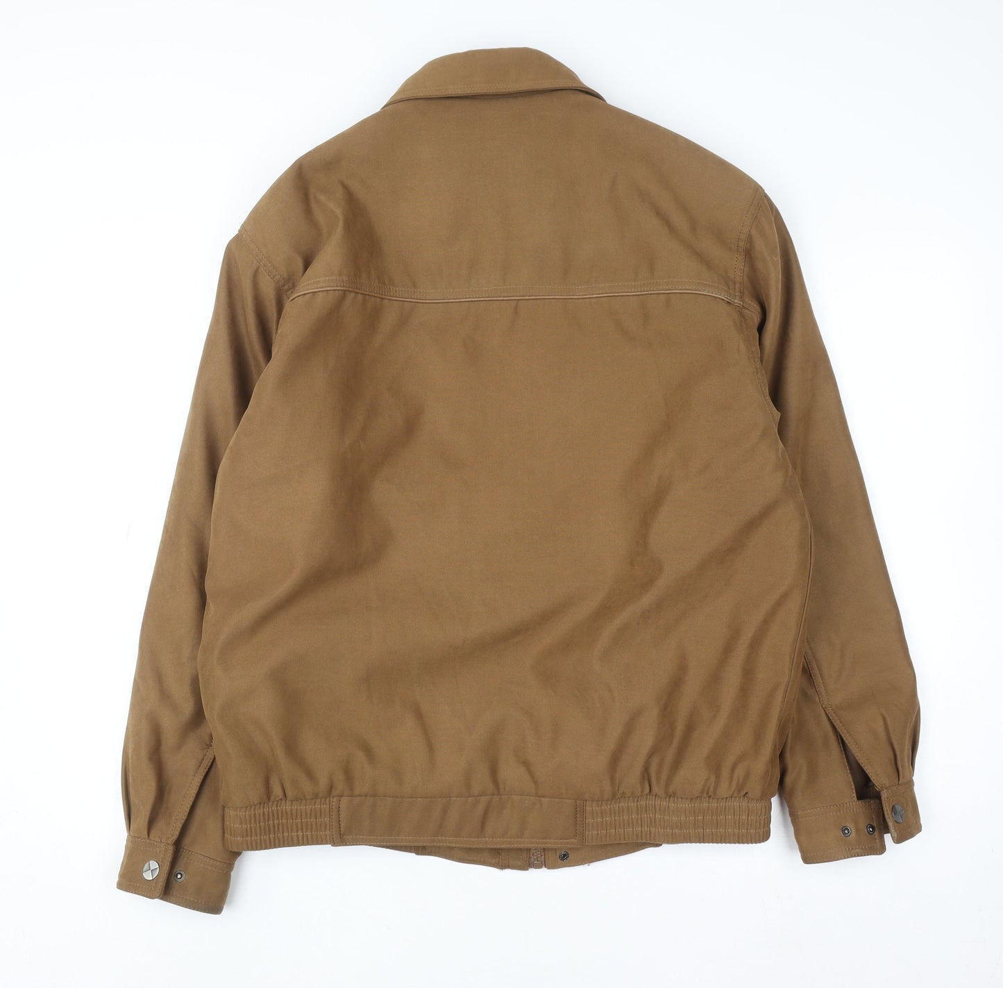 Mens UK Size S Saxon Brown Bomber Jacket