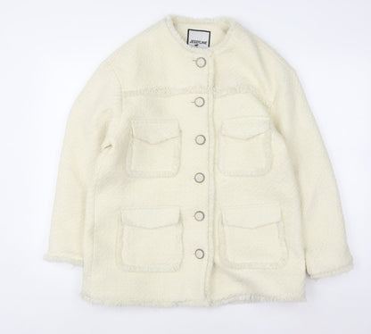 Womens UK Size S JESSYLINE Ivory Basic Jacket
