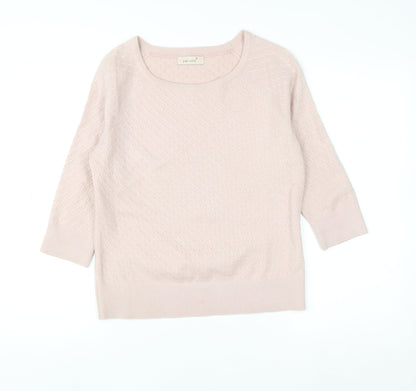 Womens UK Size 12 Marks and Spencer Pink Pullover Jumper