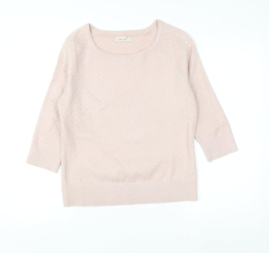 Womens UK Size 12 Marks and Spencer Pink Pullover Jumper