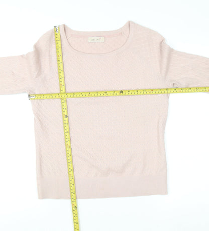 Womens UK Size 12 Marks and Spencer Pink Pullover Jumper
