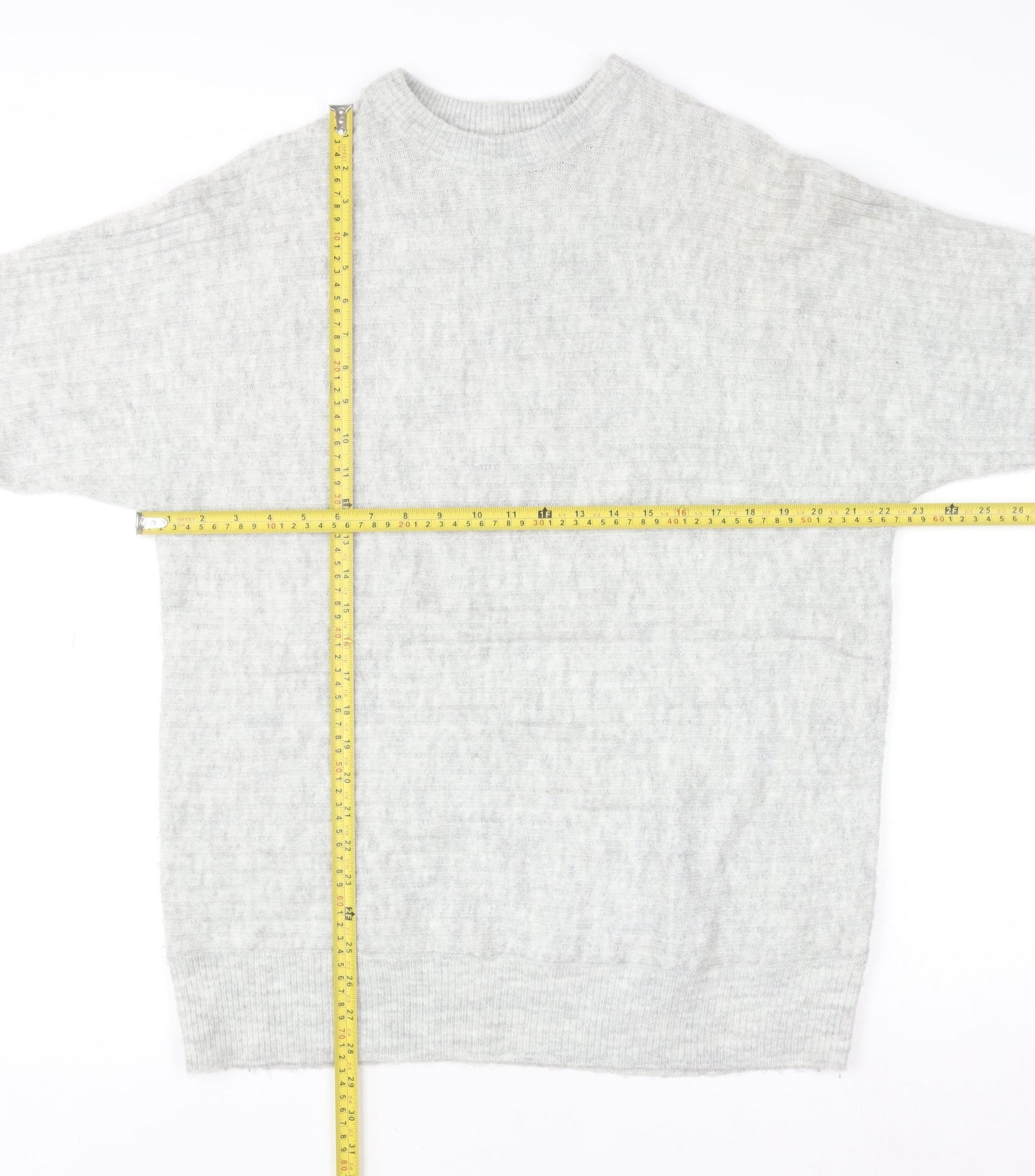 Womens UK Size 14 Bonmarché Grey Pullover Jumper
