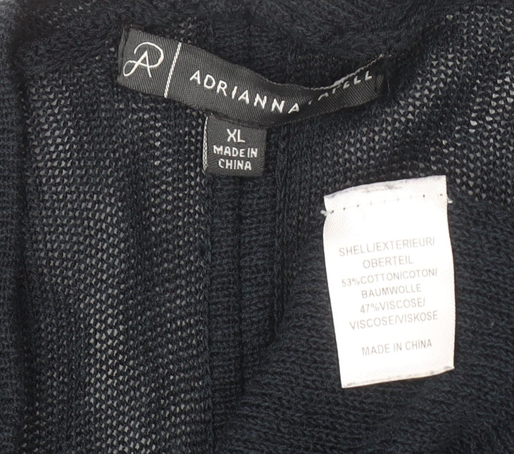 Womens UK Size XL Adrianna Papell Black Cardigan Jumper