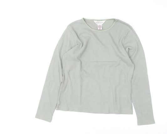 Womens UK Size S Northern Reflections Green Pullover Jumper