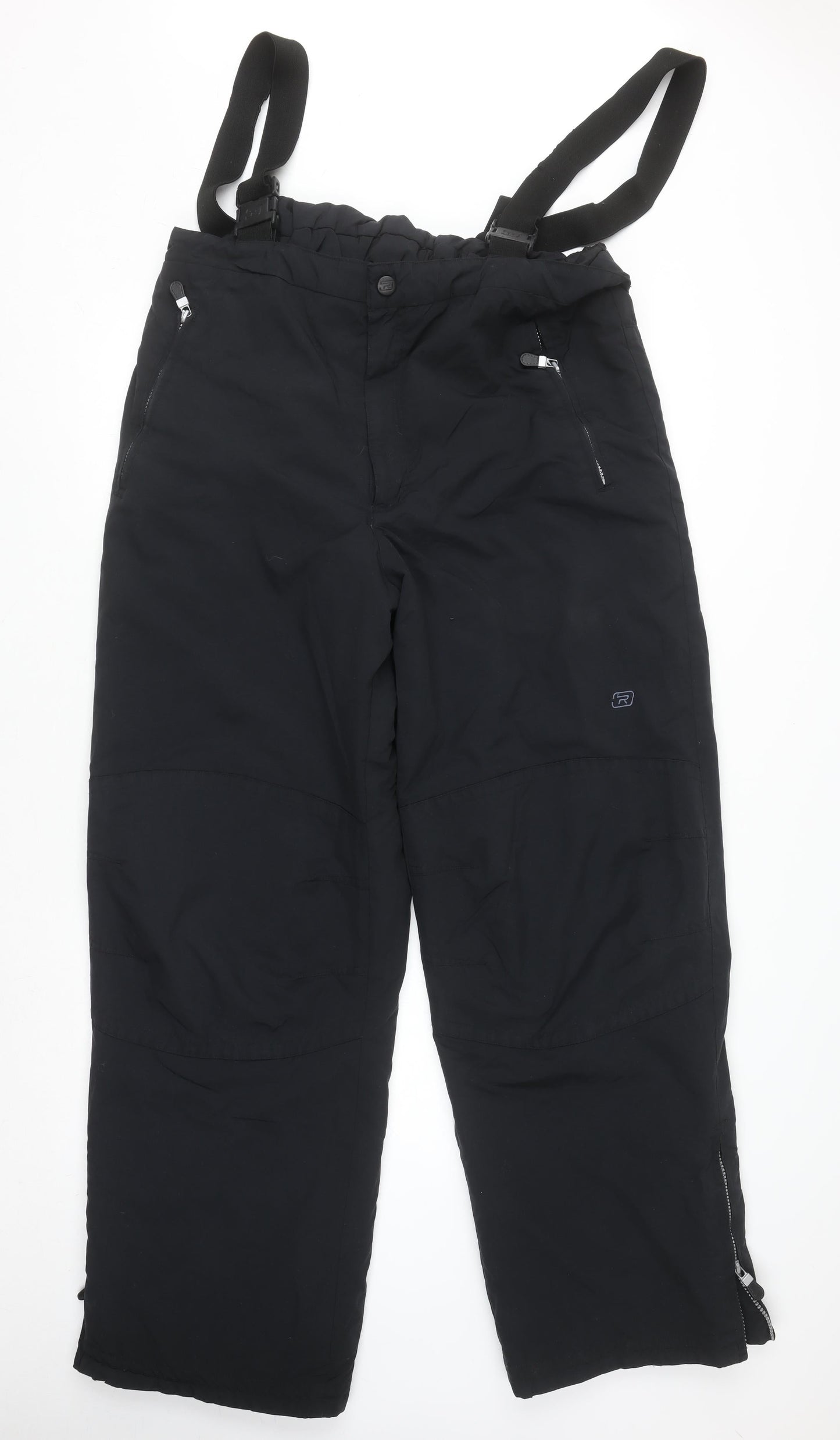 Mens UK Size XL Rodeo Regular Fit Snow Pants Black Trousers