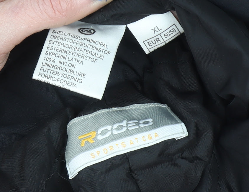 Mens UK Size XL Rodeo Regular Fit Snow Pants Black Trousers