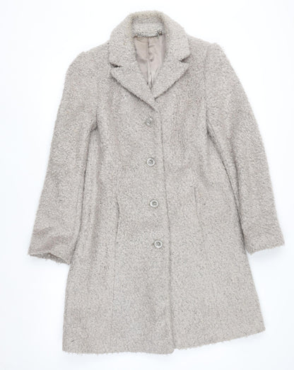 Womens UK Size 10 Laura Ashley Beige Overcoat