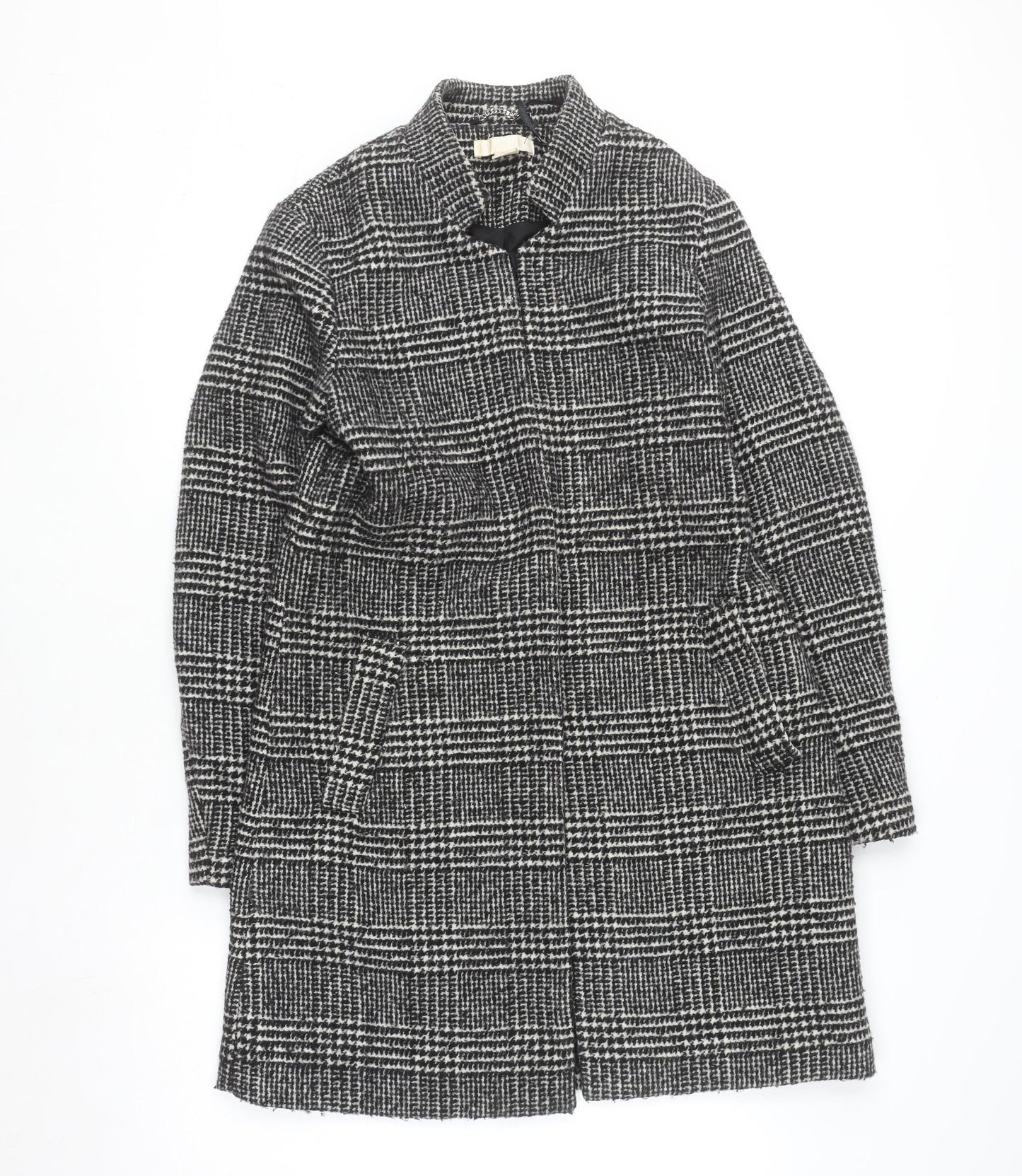 Womens UK Size 12 H&M Grey Overcoat