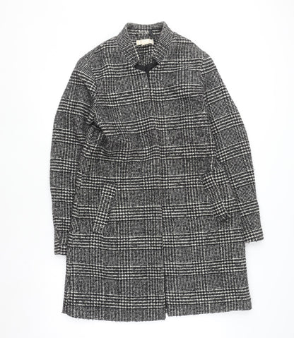 Womens UK Size 12 H&M Grey Overcoat