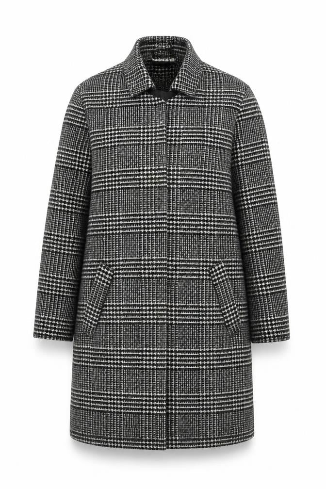 Womens UK Size 12 H&M Grey Overcoat