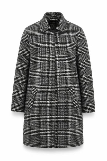 Womens UK Size 12 H&M Grey Overcoat