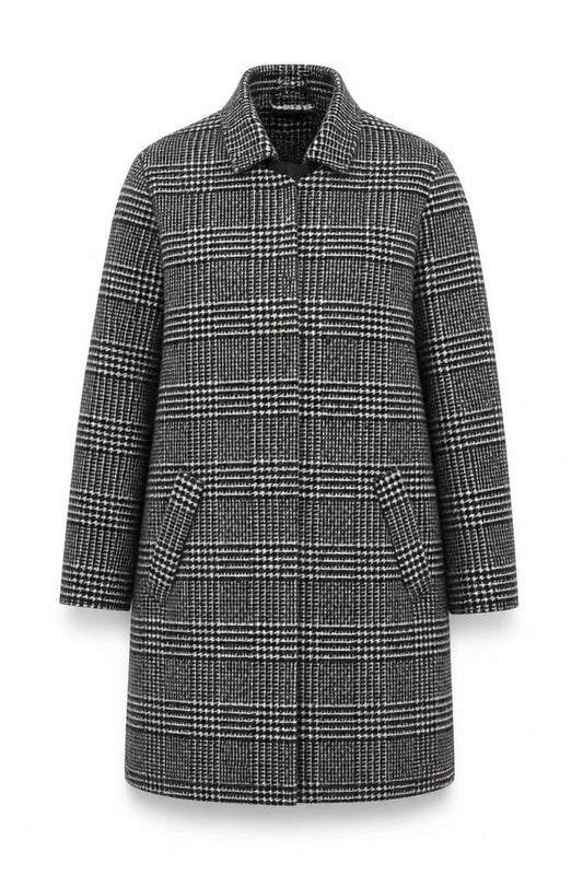 Womens UK Size 12 H&M Grey Overcoat