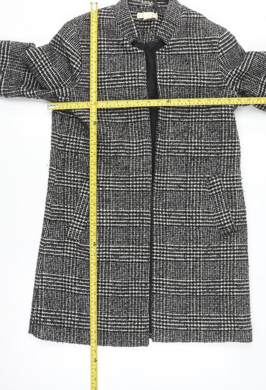 Womens UK Size 12 H&M Grey Overcoat
