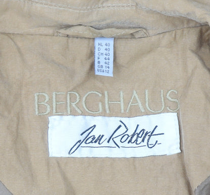 Womens UK Size 14 Berghaus Beige Trench Coat