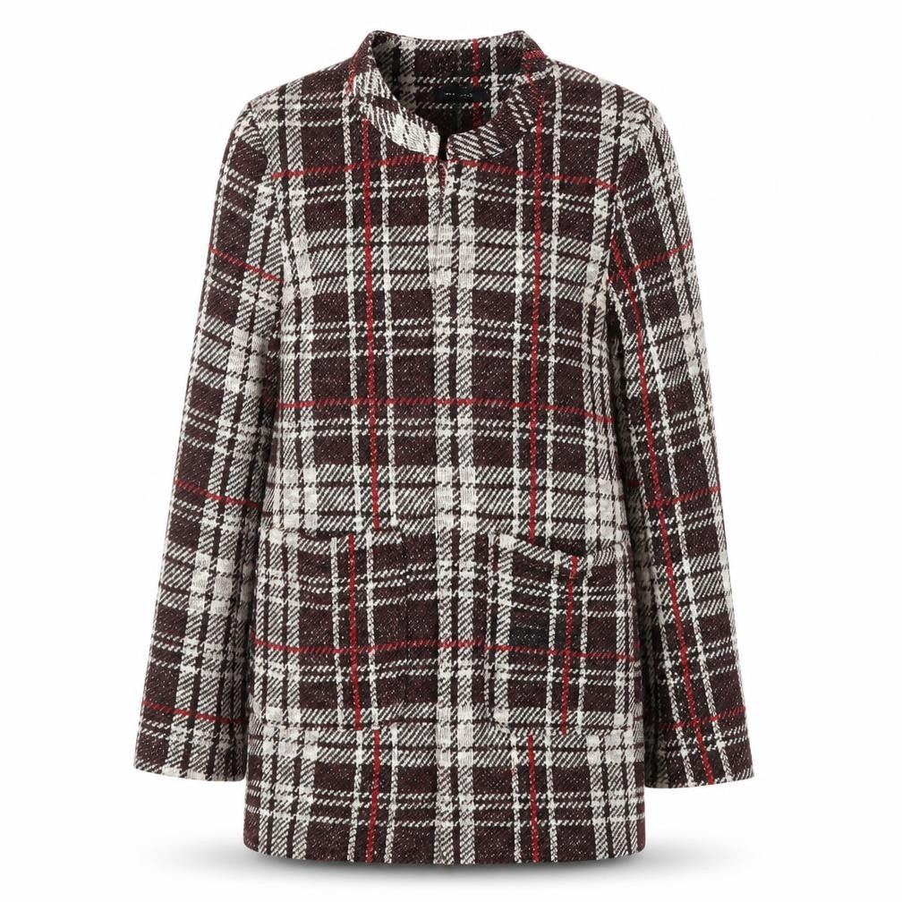 Womens UK Size 12 New Look Brown Overcoat