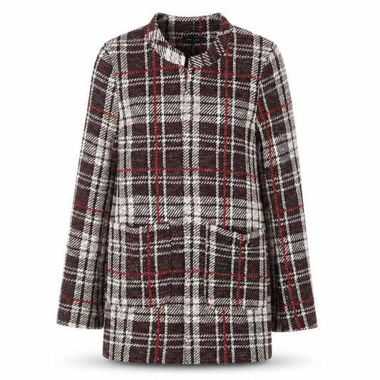 Womens UK Size 12 New Look Brown Overcoat