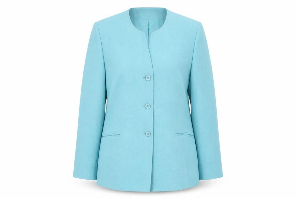 Eastex Women's Blue Polyester Blazer Jacket Size 14