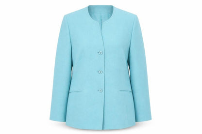 Eastex Women's Blue Polyester Blazer Jacket Size 14