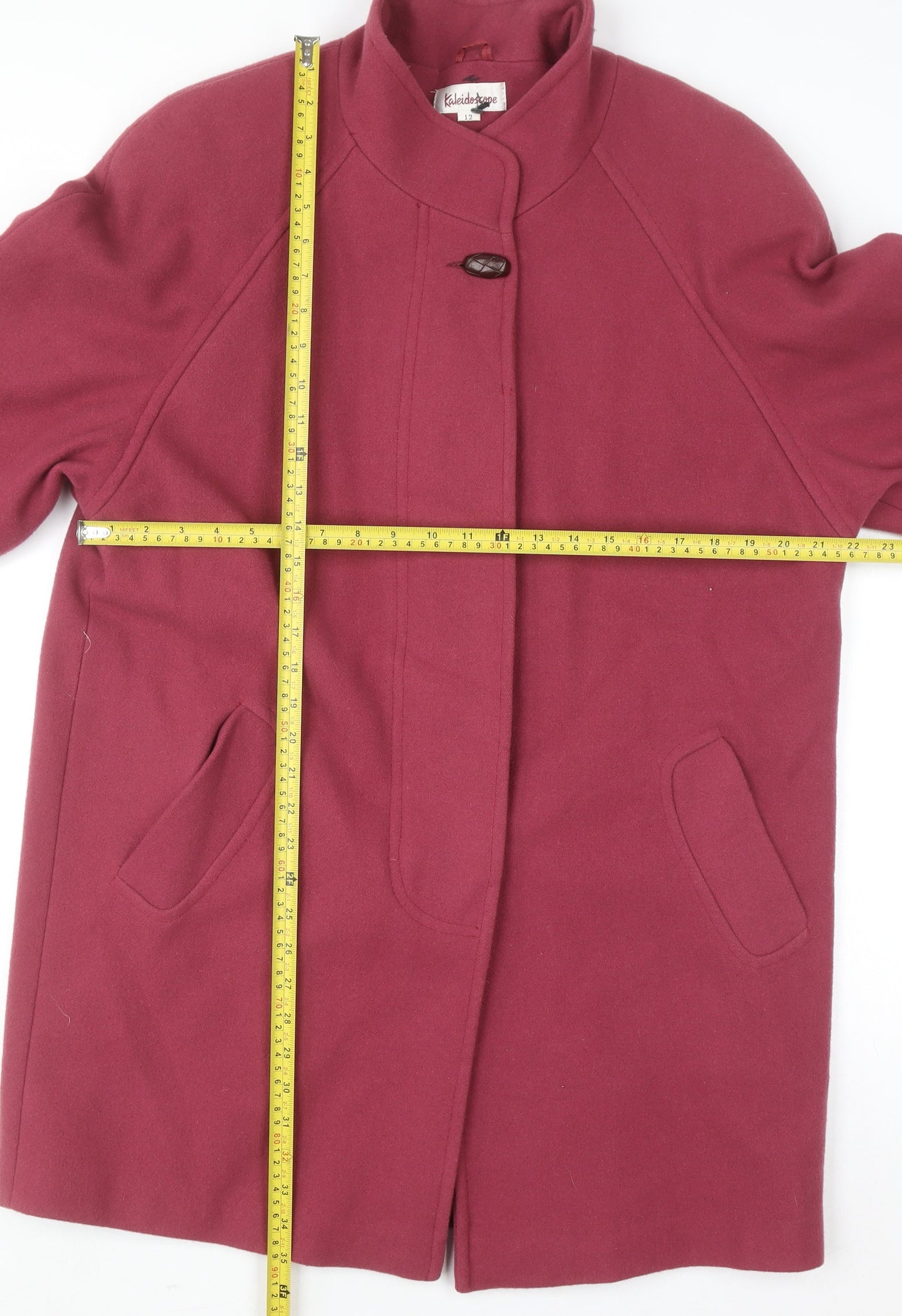 Womens UK Size 12 Kaleidoscope Purple Overcoat