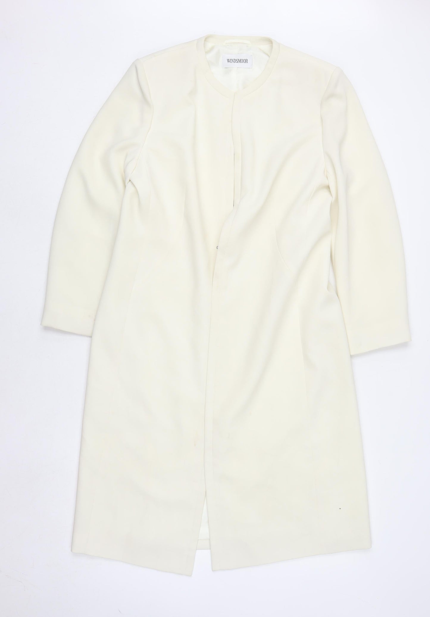 Womens UK Size 12 Windsmoor Ivory Overcoat