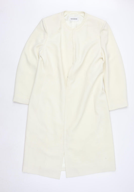Womens UK Size 12 Windsmoor Ivory Overcoat