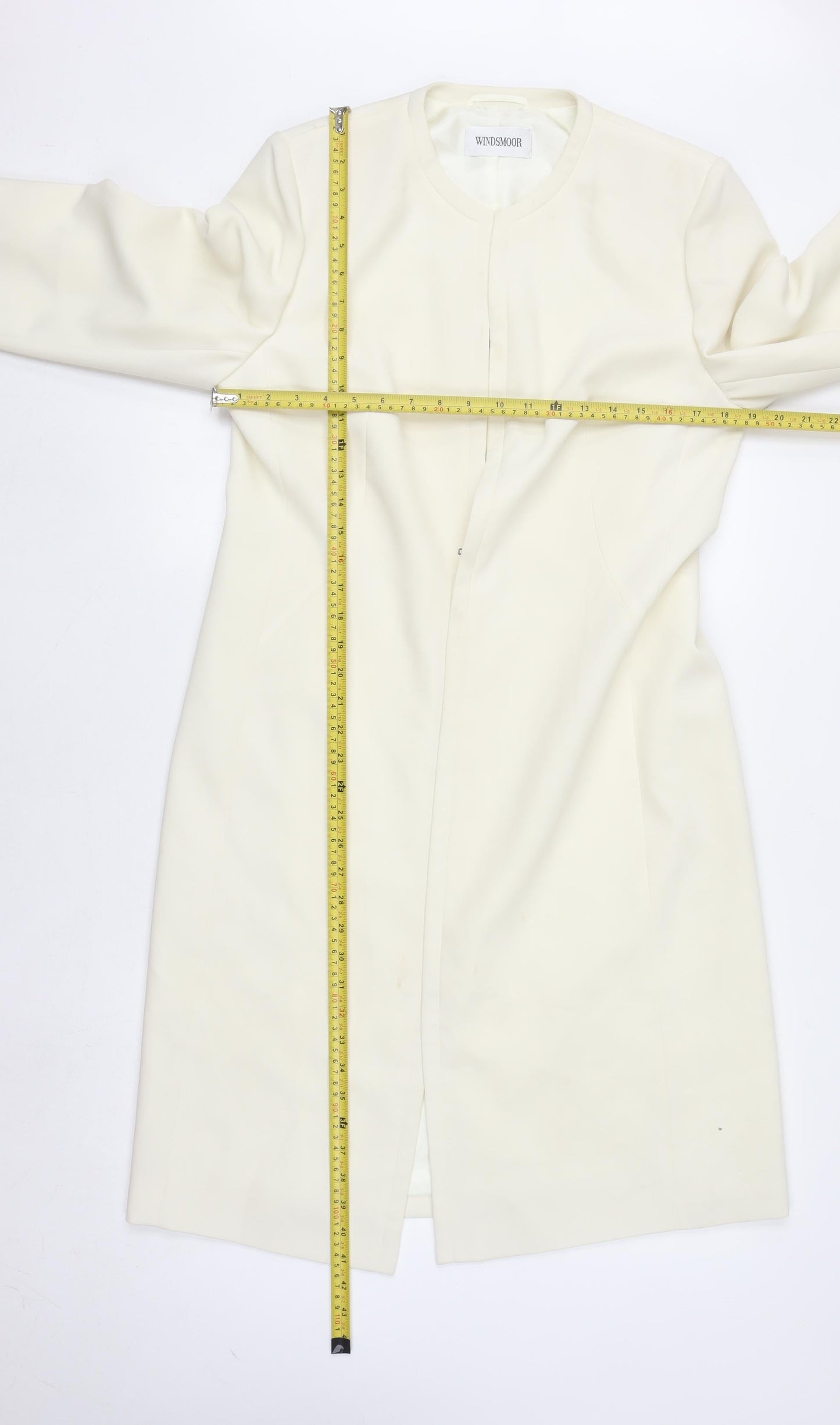 Womens UK Size 12 Windsmoor Ivory Overcoat