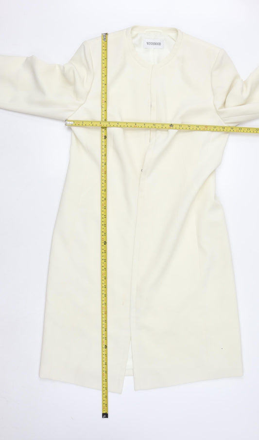 Womens UK Size 12 Windsmoor Ivory Overcoat