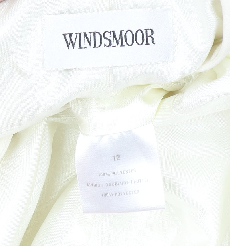 Womens UK Size 12 Windsmoor Ivory Overcoat