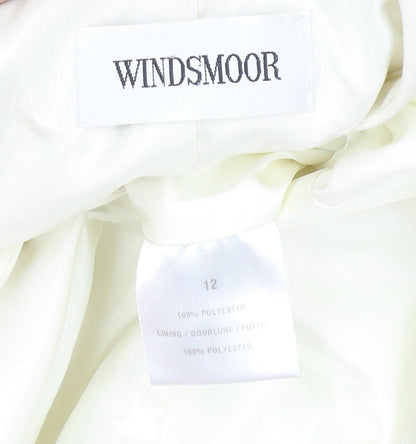 Womens UK Size 12 Windsmoor Ivory Overcoat