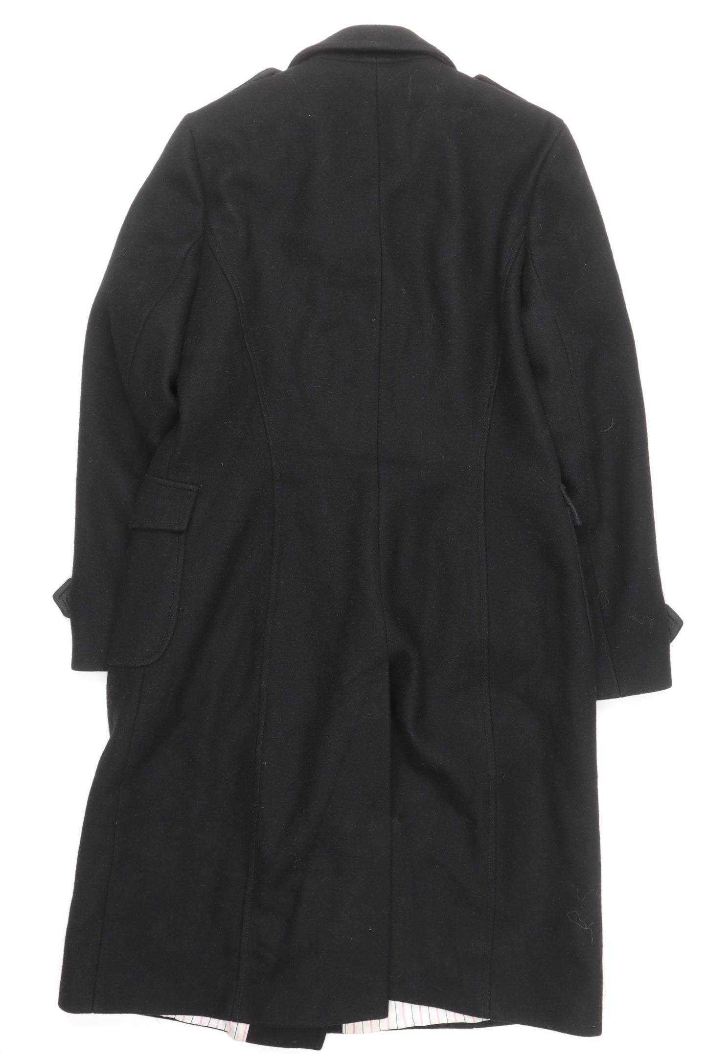 Womens UK Size 14 Dorothy Perkins Black Pea Coat