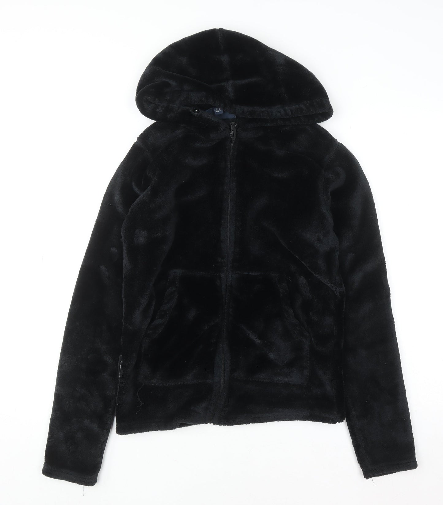 Womens UK Size 10 Mountain Warehouse Black Full Zip Hoodie
