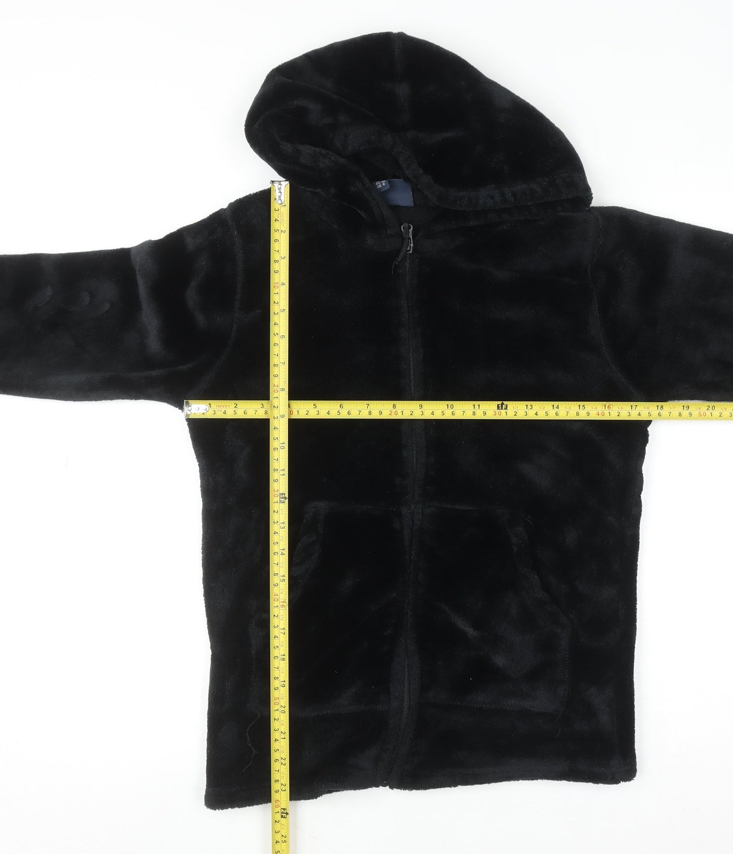 Womens UK Size 10 Mountain Warehouse Black Full Zip Hoodie