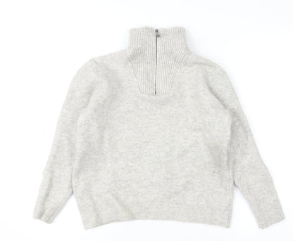 Boys UK Size L Lincoln Grey Pullover Jumper