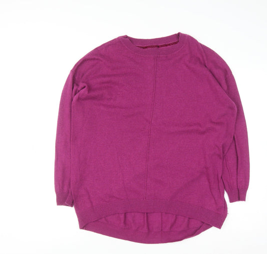 Womens UK Size 14 RJR John Rocha Purple Cardigan Jumper