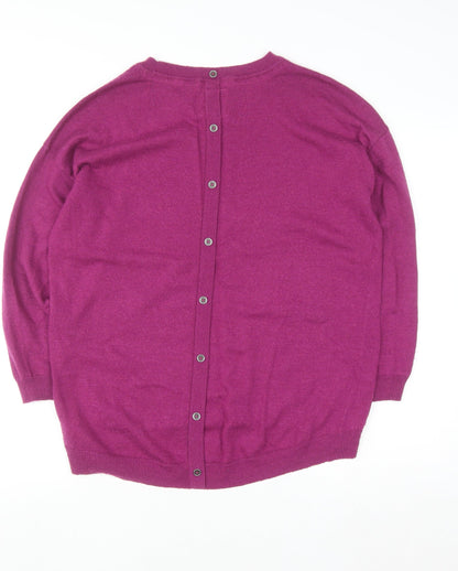 Womens UK Size 14 RJR John Rocha Purple Cardigan Jumper
