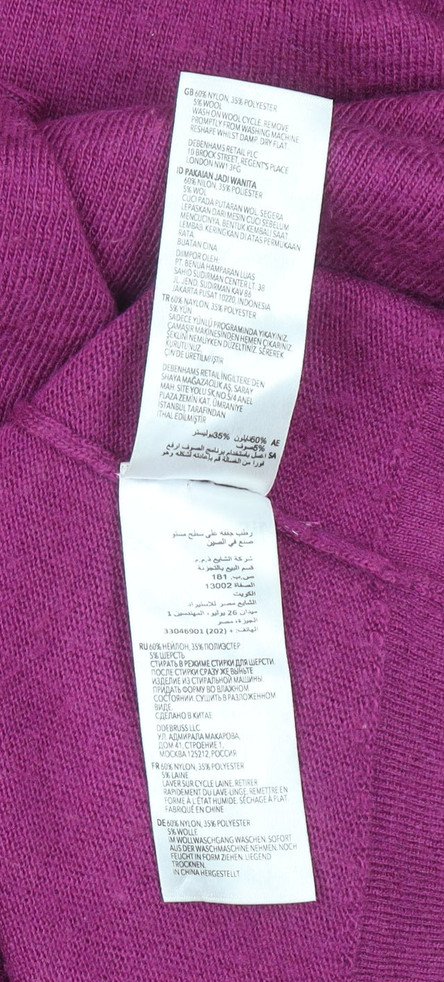 Womens UK Size 14 RJR John Rocha Purple Cardigan Jumper
