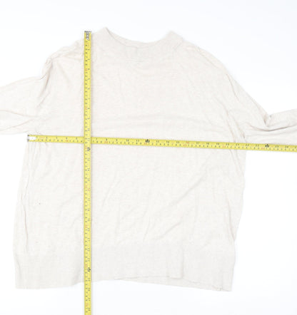 Womens UK Size L Monki Beige Pullover Jumper