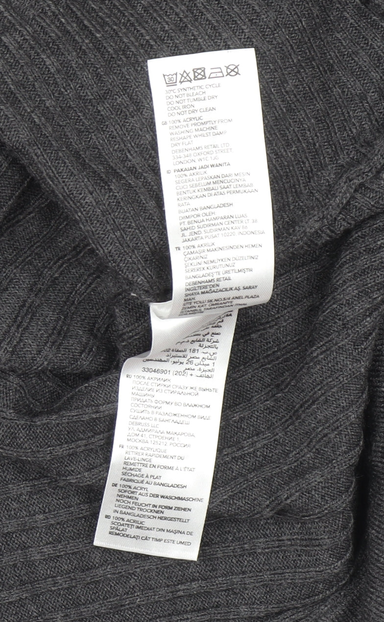 Womens UK Size 12 Principles Grey Pullover Jumper