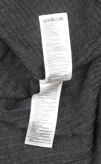 Womens UK Size 12 Principles Grey Pullover Jumper