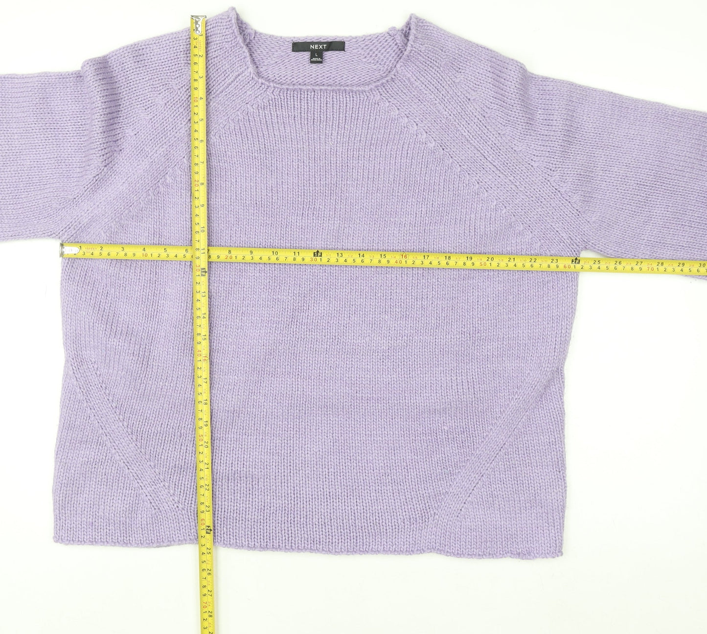Womens UK Size L NEXT Purple Pullover Jumper