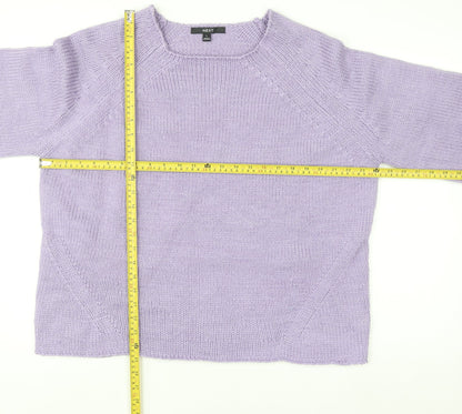 Womens UK Size L NEXT Purple Pullover Jumper