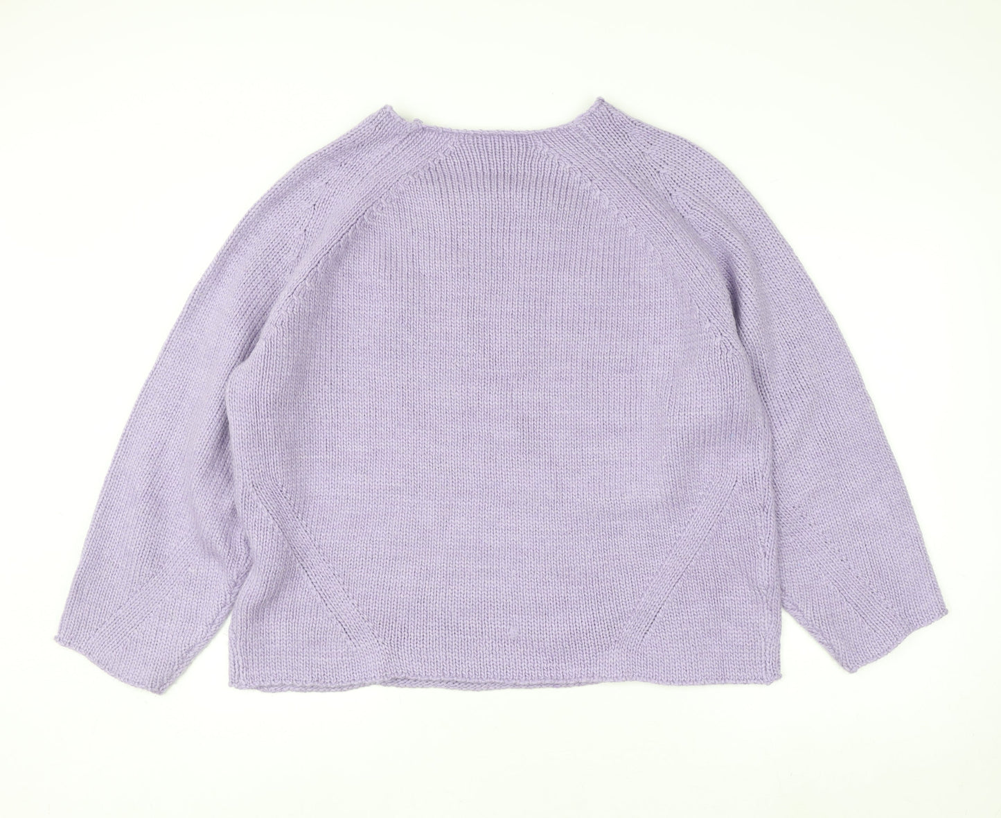 Womens UK Size L NEXT Purple Pullover Jumper