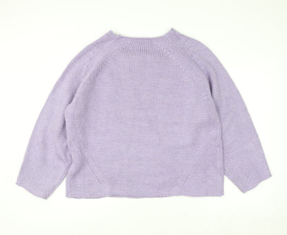 Womens UK Size L NEXT Purple Pullover Jumper