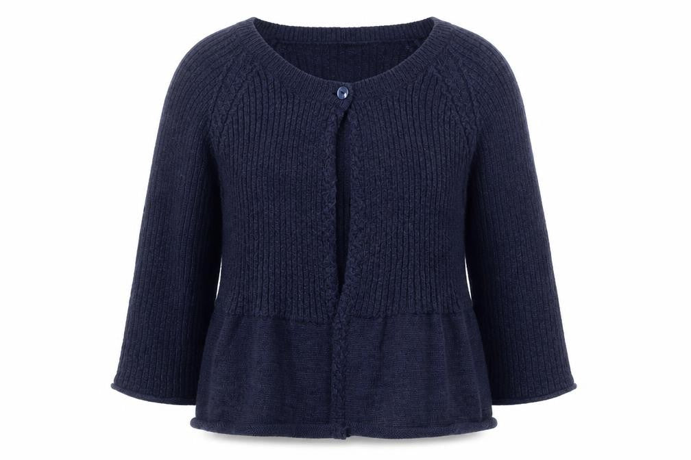 Womens UK Size L Precis Blue Cardigan Jumper