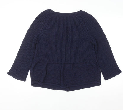 Womens UK Size L Precis Blue Cardigan Jumper