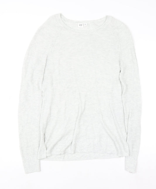 Womens UK Size XS Gap Grey Pullover Jumper